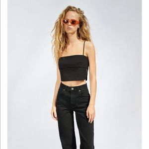 ZARA NWT “CUT-OUT CROP TOP”